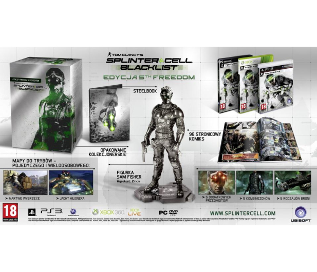 Ubisoft SPLINTER CELL 6: Black List-5th Freedom PS3 - 1397612 - zdjęcie 2